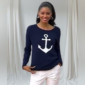 Belle Beach by Kim Gravel
Seaside Beach Sweater
Anchor Size 3X A501215